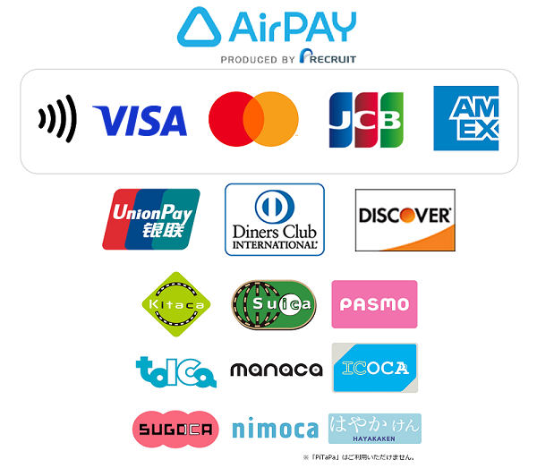 Airpay対応支払い方法