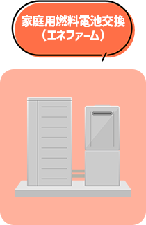 家庭用燃料電池交換（エネファーム）