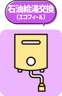 石油給湯交換（エコフィール）